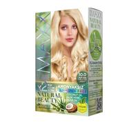 Maxx Deluxe Hair Dye Kit (2 Applications) - Vegan & Ammonia Free Permanent Hair Colour - 100% Grey Coverage with Olive Oil & Aloe Vera (10.0 Pure Blonde)