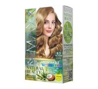 Maxx Deluxe Hair Dye Kit (2 Applications) - Vegan & Ammonia Free Permanent Hair Colour - 100% Grey Coverage with Olive Oil & Aloe Vera (8.3 Honey Foam)