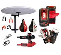 Maxx folding speedball platform set, speedball stand with accessories (SPEEDBALL + PLATFORM, BLACK)