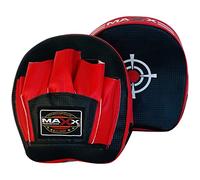 MAXX Gel Padded curved Smartie Focus Pads,Hook and Jab Strike Mitts Multi Colors