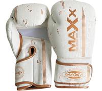 MAXX Junior Boxing Gloves: Adjustable Strap Training Gloves for MMA, Boxing, Muay Thai - Perfect for Boys and Girls (Pixel White, 8OZ)