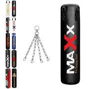 MAXX Multi Punchbags With Free Chain. Sizes 6FT, 5FT, 4FT, 3FT. (BLACK, 4FT)