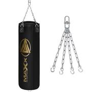 MAXX Multi Punchbags With Free Chain. Sizes 6FT, 5FT, 4FT, 3FT. (BLACK GOLDEN PRINT, 5FT)
