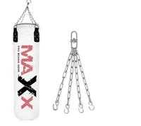Maxx Pink Boxing Punchbag 4ft or 5ft Heavy Filled Punch Bag for Women With Chain Gloves Hand Maxx Training punching.ladies Fitness, for a Girl (BAG ONLY, 5FT BAG)