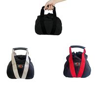 Maxx Portable Kettlebell Sandbag Sand Bag Home Gym Workout Handle Fitness ufc (BLACK WHITE)