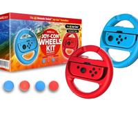 Maxx Tech - Joy-Con Wheels And Grip Kit For Nintendo Switch 2/1 - GAM - P2222z
