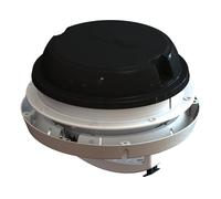 MAXXAIR 00-03812B MaxxFan Dome with 12V Fan, 6" Diameter - Black