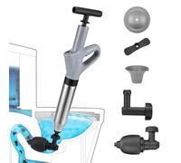 MaxxGeek Toilet Plunge Blaster,High Pressure Toilet Plunger,High-Pressure Air Drain Blaster Plunge Blaster Multi-Drain Unclogger for Toilets, Bathroom Floor Drains, Sinks and Plumbing Clogs.