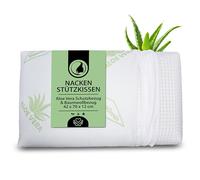 MaxxGoods ALOE VERA SPECIAL OFFER: Orthopaedic Cervical Spine & Neck Support Pillow - Made from Pressure-Equalising Gel Visco Foam - EXTRA FOR 2 Outer Protective Cases with ALOE VERA - Pillow/Cushion/Neck Pillow - 40 x 80 x 12cm