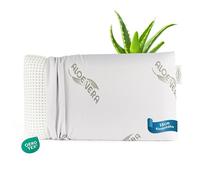 MaxxGoods - Orthopaedic neck support pillow made of visco gel foam, 70 cm x 42 cm x 16 cm, pillow including a protective cover made of aloe vera