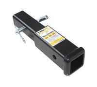 MaxxHaul 50833 2 x 2 inch Trailer Hitch Receiver Extender 7 inch Hitch Extension Length 3500 Lbs GTW