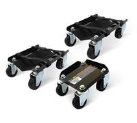 MaxxHaul 50859 Snowmobile Moving Dolly Set, 1500lbs Load Capacity V-Slide Anti-Slip Rubber Pads Straps Firmly Attaching on Skis