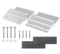 MaxxHaul 50946 Aluminum Ramp Top Kit - Designed for 2"x8" Boards for Car, Trucks, Trailer, Driveway, Shed, Lawn Mower