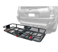 MAXXHAUL 70103 Hitch Mount 60" x 21" FOLDING Cargo Carrier With High Side Rails
