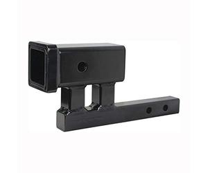 MaxxHaul 80875 1-1/4" to 2" Hitch Adapter With 4" Rise and 3-3/8" Drop - For Class I and Class II Receivers