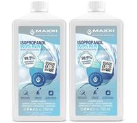 Maxxi Clean | 2x 750 ml pure isopropyl alcohol 99.9% | Cleaning Alcohol for Electronic Components Isopropanol 99.9%
