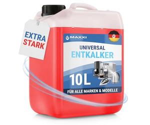 Maxxi Clean I 10 litres of universal descaler for your fully automatic coffee machine in a canister with spout | Suitable for all well-known brands | Limescale remover for extra thorough cleaning