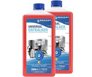 Maxxi Clean | Universal Descaler for all coffee machines, kettles, other household appliances, and also bathroom & kitchen | Suitable for all brands and models | Lime descaler for cleaning (2x 750 ml)