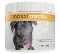 maxxicardio Heart & Circulation Supplement for Dogs - Taurine, L-Carnitine, Hawthorn & Ginkgo - Cardiovascular Support for Energy, Stamina & Healthy Heart Function - Natural Powder - 150g