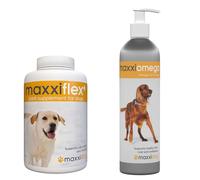 maxxiflex+ Joint Supplement & maxxiomega Omega Oil for Dogs Bundle