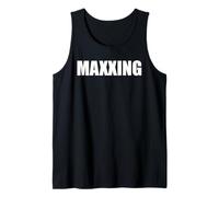 Maxxing Self Improvement Growth Fitness Social Media Face Tank Top