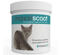 maxxipaws maxxiscoot Anal Gland & Digestive Health Support for Cats - Natural Flavour Powder Supplement, 90g