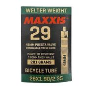 'Maxxis 29'' x 1.90-2.35'' Welter Weight Bicycle Inner Tube | Presta or Schrader Valves | Removable Valve Core | Puncture Resistant | MTB Bike Tube'