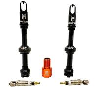 Maxxis Maxxout Tubeless 50 Mm Valves Clear One Size Black