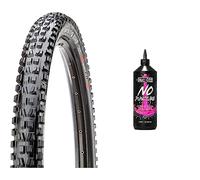 Maxxis Minion DHF Folding Dual Compound Exo/tr Tyre - Black, 29 x 2.30-Inch & Muc-Off 822 No Puncture Hassle Tubeless Sealant, 1 Litre - Advanced Bicycle Tyre Sealant With UV Tracer Dye