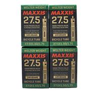Maxxis Welter Weight 27.5 x 1.50-1.75 48mm Presta FV Bike Inner Tube, 4 Pack, STB2179-4