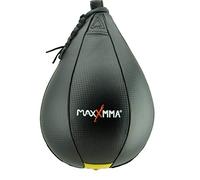 MaxxMMA Speed Bag, 10" x 7" Premium Synthetic Leather Boxing Speed Ball for MMA Muay Thai Punching Training with Hand Pump