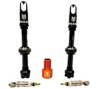 MaxxOut Valve Kit - 2 x Valves 50 mm / 2 x Obus / 1 x Adaptor Presta to Schrader