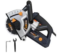 MAXXT 1700W Wall Chaser, 150mm Twin Discs, 50mm Depth, 220-240V | 8-42mm adjustable width, soft start and dust extraction port; for cable and pipe channels in hollow bricks and foam blocks