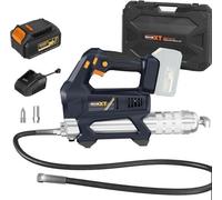 Maxxt 20V Cordless Grease Gun, 20000 Psi, 4.0Ah Battery, Quick Charger, 40 Inch Hose, Led Light, 6 Speed Ba7141-2-Uk
