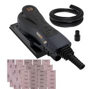 MAXXT Brushless Electric 3mm Orbital Sheet Sander - 350W EC Motor, Multi-Function, 4000-10000RPM Variable Speed, Corded, 10 Sanding Papers for Woodworking & Finishing