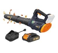 MAXXT Cordless Leaf Blower,20V Brushless leaf blower cordless 360CFM 3Speed with 2.0 Ah Battery for Lawn Care for Patio Garden