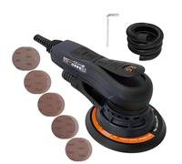 MAXXT Electric 2.5mm Random Orbital Sander Brushless 350W 3A Multi-Function Variable Speed Electric Corded Orbital Sanders Machine with 10 Sanding Paper for Woodworking (R7303-2.5mmOrbit)