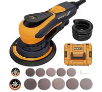 MAXXT Electric 5mm Orbital Sander, Palm Sander with Brushless Motor, Box, 150mm&125mm Sanding Pads, Central Vacuum, Sanders for Custom Woodworking, Primary Wood and Panel Processing