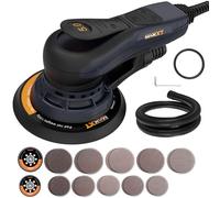 MAXXT Electric 5mm Random Orbital Sander, Palm Sander with Brushless Motor, 5&6Inch Sanding Pads