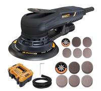 MAXXT Electric 5mm Random Orbital Sander with Tool Case, Variable Speed Palm Sander with Brushless Motor, 5&6Inch Sanding Pads, Sanders for Woodworking, Primary Wood and Panel Processing