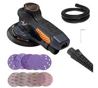 MAXXT Ramdon Orbital Sanders for 6inch, 10000 RPM Electric Orbital Sander with 10PCS Sandpapers, 6 Variable Speed Wood Sander for Woodworking/Sanding/Polishing