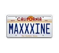 MaXXXine | Mia Goth | Metal Stamped License Plate
