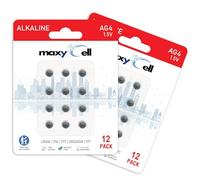 MaxyCell AG4 LR626 Alkaline Coin Cell Battery 1.5V High-Capacity Long-Lasting Reliable Power for Watches, Toys, Key Fobs, Calculators, Hearing Aids, Electronics - Leak-Proof SR626 377 G4-24 PACK