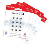 MaxyCell AG4 LR626 Alkaline Coin Cell Battery 1.5V High-Capacity Long-Lasting Reliable Power for Watches, Toys, Key Fobs, Calculators, Hearing Aids, Electronics - Leak-Proof SR626 377 G4-60 PACK