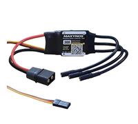 Maxynos Bidirectional 30A Electronic Speed Controller, 2-4S Lipo ESC with XT60 Connector, 7.4-17V, for RC Vehicles, Drones, Robotics, & Underwater Thrusters