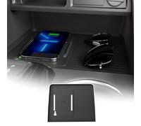 Maxzina Center Console Mat Compatible with 2023-2025 Honda Pilot 2026 Passport Wireless Charging Mat with Indicator Light Port Center Console Anti-Slip Protector Pad Silicone 2024 Pilot Accessories