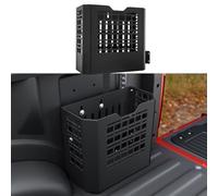 Maxzina Truck Bed Storage Box Compatible with 2015-2025 Ford F150 F250 F350 Pickup Tool Storage Box 22L Side Bed Toolbox Right Passenger Side Heavy-Duty Carbon Steel Toolbox for 2024 F-150 Accessories