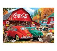 MAXZN 2000 Piece Puzzle for Adults, Puzzles for Adults 2000 Pieces, Fall Barn Farm Animals Vintage Car Jigsaw Puzzles, Family Fun Puzzle Perfect for Game Nights, 39" X 28"