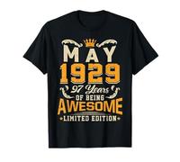 May 1929 Vintage 97 Years Awesome 97th Birthday T-Shirt
