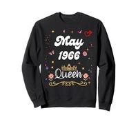 May 1966 Queen Since May 1966 Birthday Girl women Sweatshirt